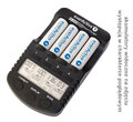 Ładowarka everActive NC-1000 PLUS + akumulatorki R03/AAA Panasonic Eneloop PRO 950mAh (box)