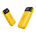 Ładowarka / power bank  Xtar PB2S żółty do akumulatorów cylindrycznych  +  2x akumulator 18650 2600 mAh Sony US18650VTC5