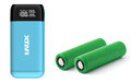 Ładowarka / power bank Xtar PB2S niebieski do akumulatorów + 2x akumulator 18650 2600 mAh Sony US18650VTC5