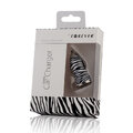 Ładowarka USB samochodowa Forever Style Safari Zebra 1A + kabel do iPhone 4 / 4S