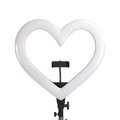 Lampa LED Ring / Heart Stream RGB pierścieniowa 10 cali FULL COLOR z uchwytem na telefon + statyw JM26-10