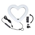 Lampa LED Ring / Heart Stream RGB pierścieniowa 10 cali FULL COLOR z uchwytem na telefon + statyw JM26-10