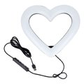 Lampa LED Ring / Heart Stream RGB pierścieniowa 10 cali FULL COLOR z uchwytem na telefon + statyw JM26-10