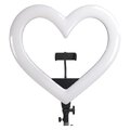 Lampa LED Ring / Heart Stream RGB pierścieniowa 12 cali FULL COLOR z uchwytem na telefon + statyw JM33-13