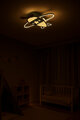 Lampa LED sufitowa plafon do pokoju dziecięcego ściemniana LUMELA + pilot samolot