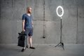 Lampa pierścieniowa LED Newell RL-18A - WB (3200 K - 5500 K) - Arctic White