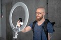 Lampa pierścieniowa LED Newell RL-18A - WB (3200 K - 5500 K) - Arctic White