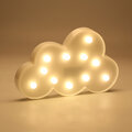 Lampka Dekoracyjna LED Chmurka biała + baterie Panasonic