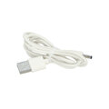 Lampka nocna dla dzieci silikonowa USB biała  kotek leżący