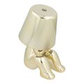 Lampka nocna GOLD MAN Art Deco siedzcy (wzr 4) MLTL