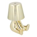 Lampka nocna GOLD MAN Art Deco siedzcy (wzr 5) MLTL