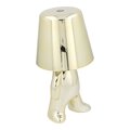 Lampka nocna GOLD MAN Art Deco stojcy (wzr 8) MLTL