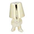 Lampka nocna GOLD MAN Art Deco stojcy (wzr 8) MLTL
