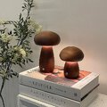 Lampka nocna GRZYBEK Art Deco brzowy MTWTHN