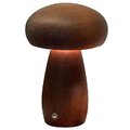 Lampka nocna GRZYBEK Art Deco brzowy MTWTHN