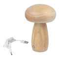 Lampka nocna GRZYBEK Art Deco jasne drewno MTWTHN