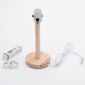 Lampka nocna z pirkiem Art Deco czerwona CBDPH
