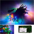 Lampki LED łańcuch świetlny 10m 100LED multikolor 8 trybów świecenia
