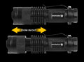 Latarka diodowa everActive FL-180 "Bullet" z diodą CREE XP-E2 + akumulatorki Varta Ready2use R6/AA 2400mAh