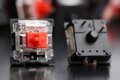 Liocat klawiatura gamingowa KX 366+ CM mechaniczna qwerty outemu red czarna
