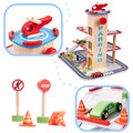 Drewniany parking / garaż piętrowy montessori LULILO