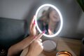 Lusterko do makijażu Humanas HS-ML01 z podświetleniem LED - białe