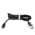 Magnetyczny kabel USB eXtreme iPhone 5 / 6 / 7 / SE, iPad 4, iPod nano 7G 120cm czarny