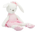 Pluszowa maskotka królik w różowej sukience 42cm