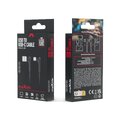 Maxlife kabel kątowy MXUC-09 USB - USB-C 1,0 m 3A czarny
