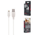 Maxlife kabel USB - Lightning 2,0 m 2A biały