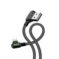 Mcdodo kabel Button USB - Lightning 1,2 m czarny CA-4671