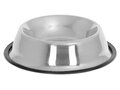 Metalowa srebrna miska dla psa lub kota 29 cm 