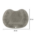 Myjka silikonowa do pleców stóp z przyssawkami masażer do mycia szczotka pod prysznic II Gatunek