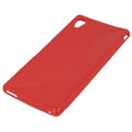 Nakładka (Back Cover) "S-Case" Sony Xperia Z czerwony