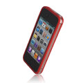 Nakładka na brzegi Bumper Clear do Apple iPhone 4 / 4S czerwony