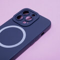 Nakładka Silicon Mag do iPhone 15 Pro Max 6,7" ciemnoniebieska