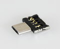 Oryginalny kabel Samsung microUSB 2.0 ECB-DU5ABE 1m czarny + Nano Adapter OTG microUSB Skystars
