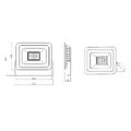 Naświetlacz LED na statywie 2x30W 6000K Forever Light