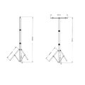 Naświetlacz LED na statywie 2x30W 6000K Forever Light