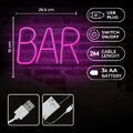 Neon LED BAR róż Bat + USB FLNE24 Forever Light Neon LED BAR róż Bat + USB FLNE24 Forever Light