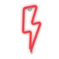 Lampka NEON wzór PIORUN czerwony Forever Light 
