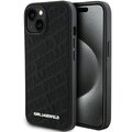 Oryginalne Etui KARL LAGERFELD Hardcase KLHCP15MPQKPMK do iPhone 15 Plus (Quilted Pattern  / czarny)