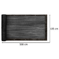 Osłona balkonowa LUARO mata maskująca siatka cieniująca na balkon taras 150g/m2 105x500cm UV