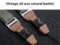 Pasek do aparatu K&F Concept Alpha Strap - zielony vintage