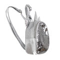 Plecak cekinowy mini jednorożec dla przedszkolaka srebrny