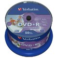 Płyty DVD+R 4,7GB 16X Verbatim PRINTABLE No ID Brand cake 50