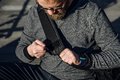 Podkładka powietrzna Humanas Air Cushion R3 na pasek do torby - rozmiar L