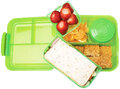 Pojemnik śniadaniowy na żywność Bento Cube Lunch Box Back To School 1.25L zielony