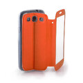 Pokrowiec etui SMART VIEW do Samsung Galaxy Note 3 pomarańczowy