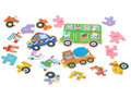 Puzzle układanka w puszce dla dzieci pojazdy 30 elementów